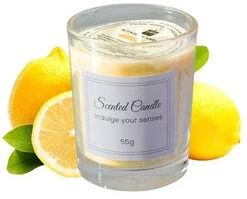 Uplift Treasures Premium Handmade Soy Wax Aromatherapy Candle In Gift Box yellow