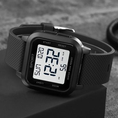 Multicon Wholesale Hub Waterproof Men's Sports Watch, Multifunctional Digital LED Wristwatch, Water Resistant, Chronograph, Alarm Waterproof Men's Sports Watch, Multifunctional Digital LED Wristwatch, Water Resistant, Chronograph, Alarm