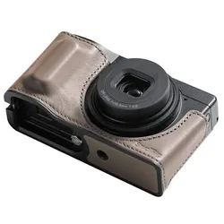 SMALLRIG 5677 Lederetui-Set für Ricoh GR IV/III/IIIx/Etc. grau (Angebot)
