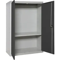 Proregal Stahlschrank AMEGO | HxBxT 90x80x40cm | 1x Fachboden | Anthrazit-Grau