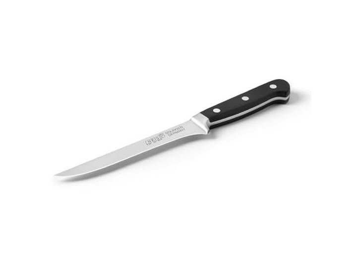 HEISO Ausbeinmesser - handgeschmiedet in Solingen - rostfreie 15cm Klinge - Metzgermesser Made in Germany - Filetiermesser & Polkermesser mit kostenlosem Nachschleifservice
