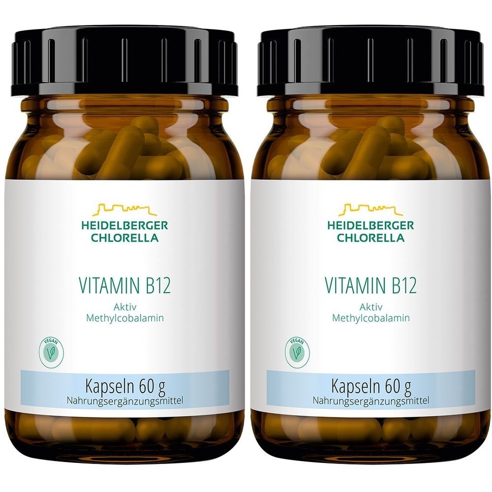 Vitamin B12 Aktiv Methylcobalamin Kapseln 2x 2x60 g