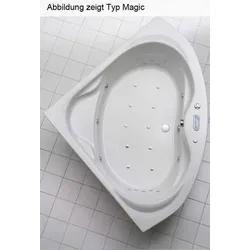Ottofond Whirlpool Eckbadewanne Madras 145 x 145 - Baden