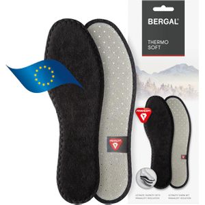 Bergal Einlegesohlen Thermo Soft, PrimaLoft-Faser, 1 Paar, wärmend, antibakteriell, Gr. 44