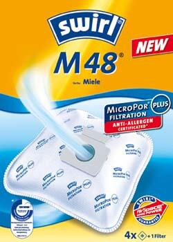 swirl® MicroPor Filtration Staubsaugerbeutel, M 48 876402