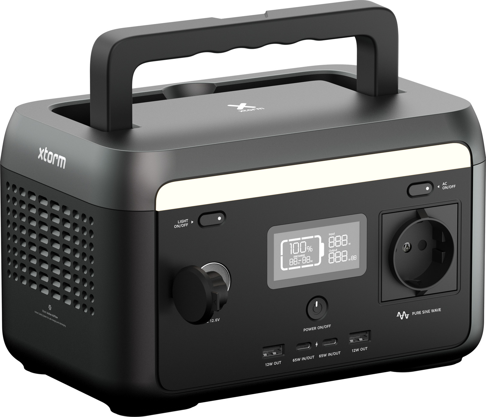 Xtorm Portable Powerstation 300W Draagbare Accu met 1x AC, 2x USB-C en 1x 12V Poort