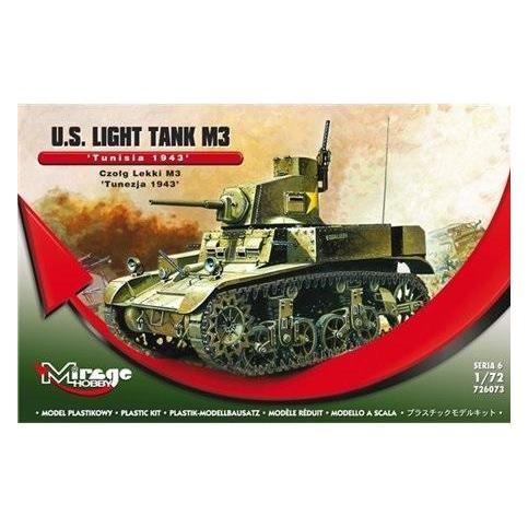 Mirage Hobby U.S. Light Tank M3 "Tunisia 1943" (726073)