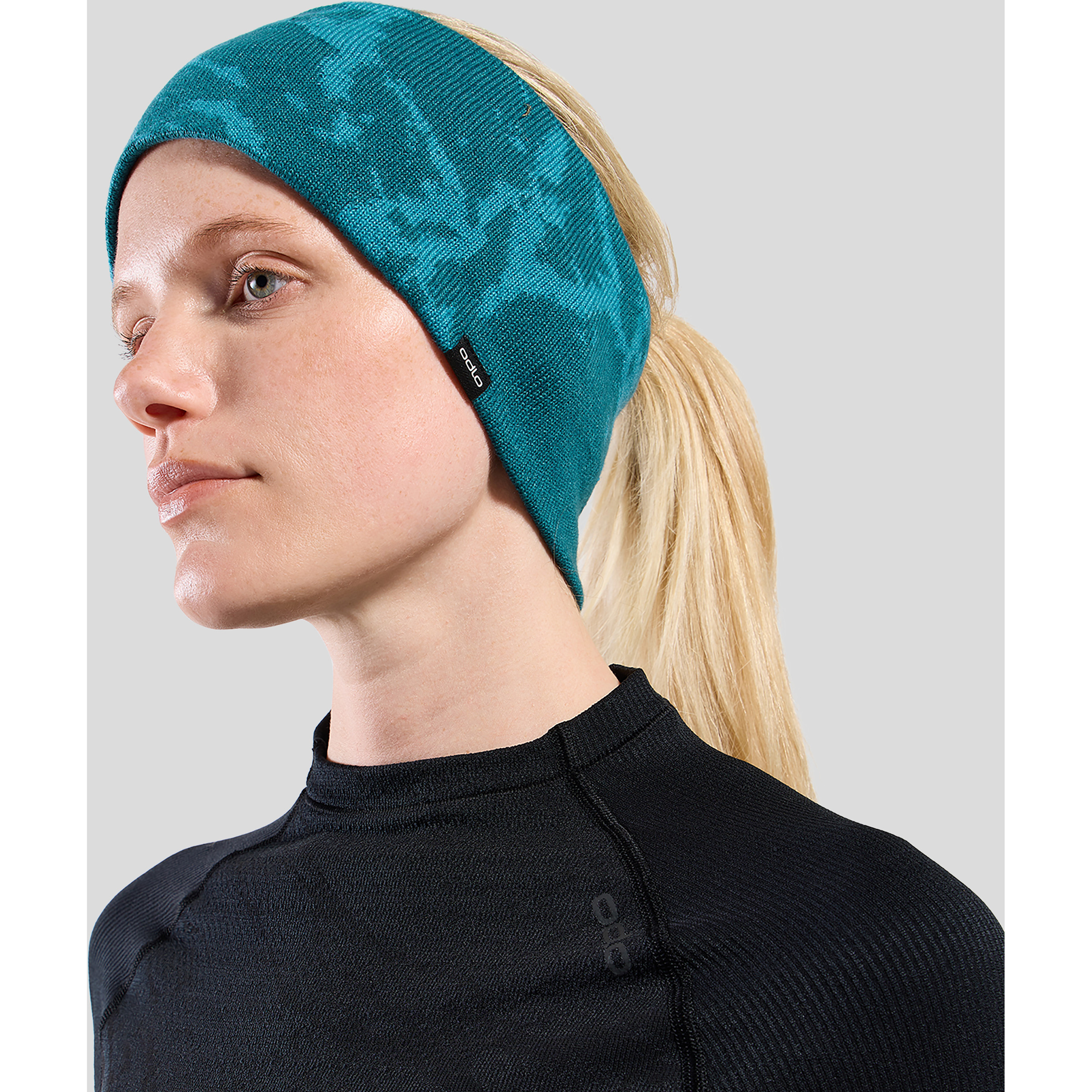 Odlo Essential Reversible Stirnbänder blau Langlauf Skating | Langlauf Klassik | Trailrunning | Laufen Schnell trocknend