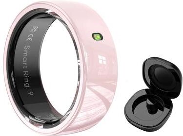 Uplift Treasures NFC Ceramic Smart Ring LED Gesture Control Health Sport Tracker pink 11