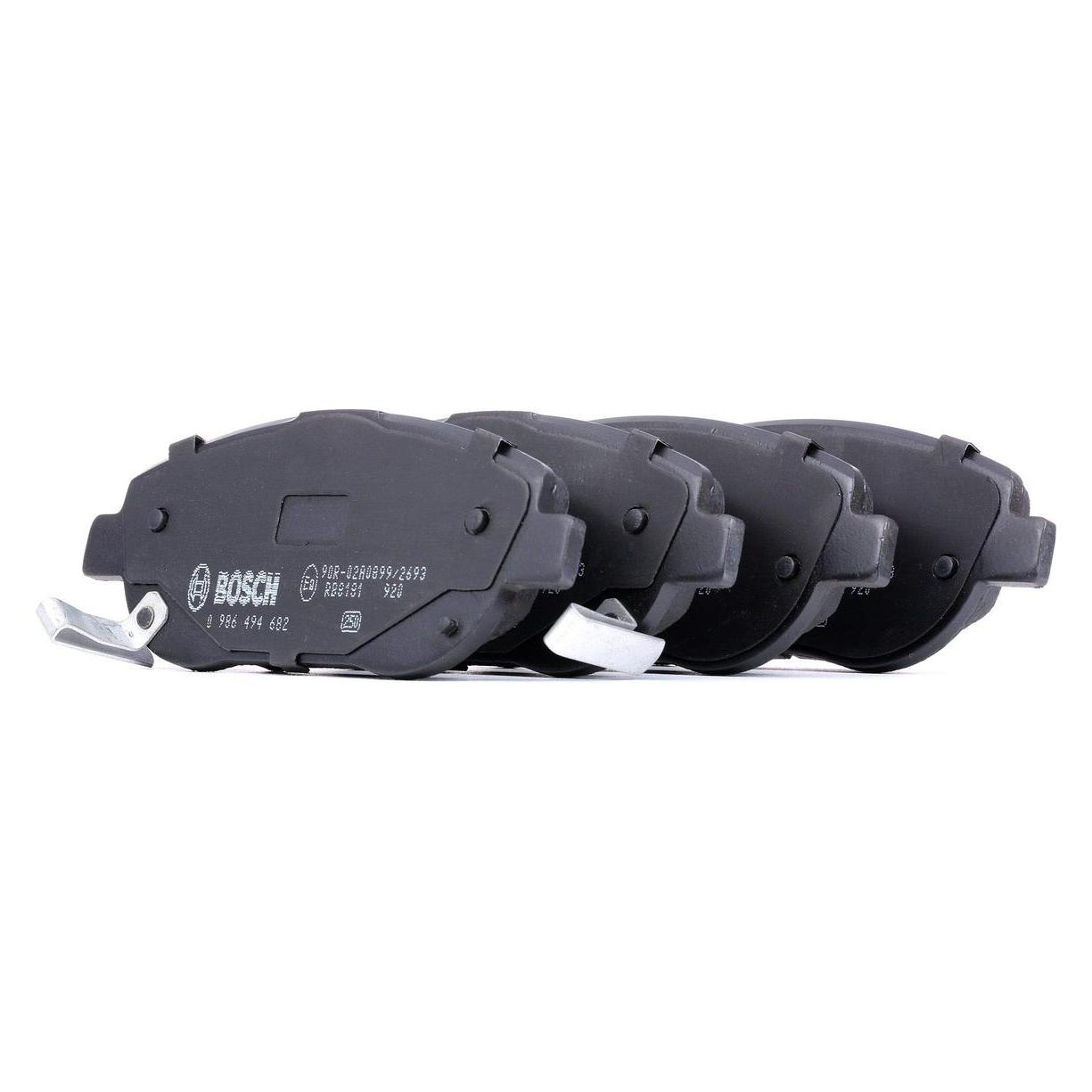 Bosch Hausgeräte Brake Pad Set, disc brake (34051913)