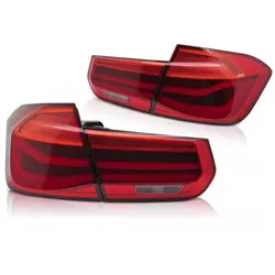 LED Lightbar Rückleuchten passend für BMW F30 Limo Bj. 11-19 Rot dynamischer Blinker