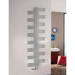 Zehnder Yucca Design-Heizkörper elektrisch, Chrom, 1365x95x800 mm