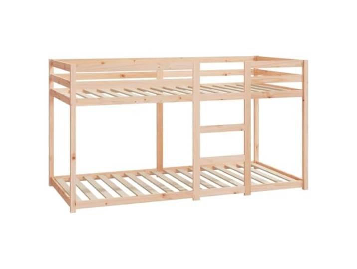 KTHLBRH Etagenbett 90 x 200 cm massiv Kiefer Sicheres Design, Schutzseiten, für begrenzte Räume, Matratze nicht im Lieferumfang enthalten