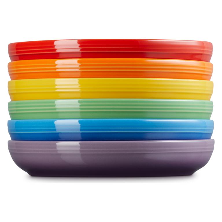 Le Creuset Set 6 pasta bowls various colours (6x, 22 cm) (62785768)