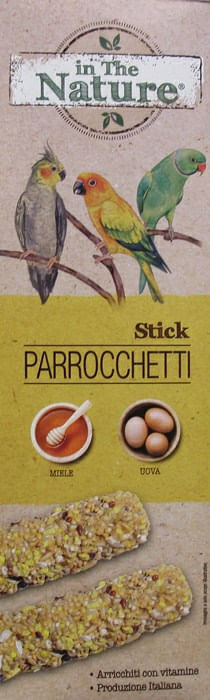 In The Nature Parrocchetti Sticks 150G MIELE E UOVA
