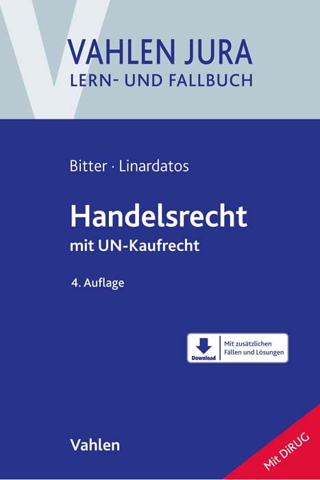 Georg Bitter - Handelsrecht: mit UN-Kaufrecht (Vahlen Jura/Lern- und Fallbuch) - Preis vom 09.10.2026 07:28:09 h