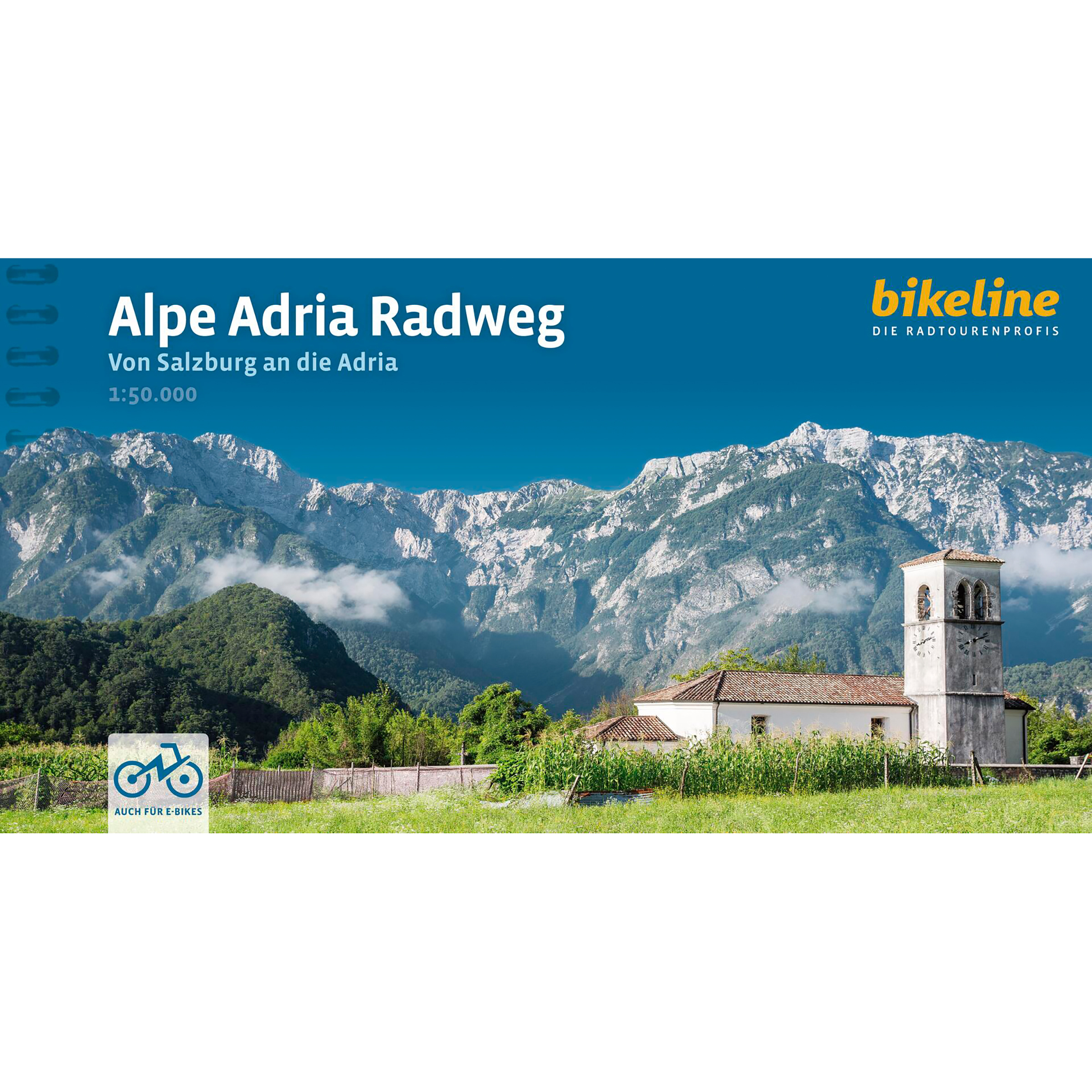 Esterbauer Alpe Adria Radweg Bikeline Radtourenbuch Fahrradführer Aufl. 2025 Bikepacking