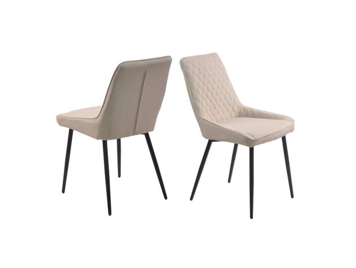 Livetastic Stuhl-Set, Beige, Raute, konisch, 52x86x56 cm, Esszimmer, Stühle, Esszimmerstühle, Esszimmerstühle-Set