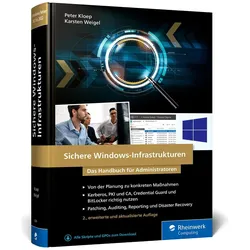 Sichere Windows-Infrastrukturen, Fachbücher von Karsten Weigel, Peter Kloep