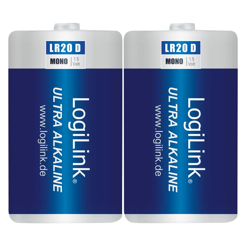 LogiLink Ultra Power (2 Stk., D, 10200 mAh) (LR20B2)