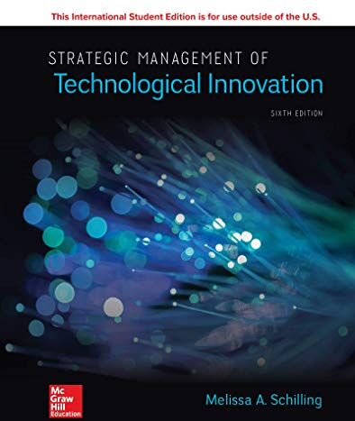 Schilling, Melissa A. - ISE Strategic Management of Technological Innovation - Preis vom 09.10.2026 07:28:09 h