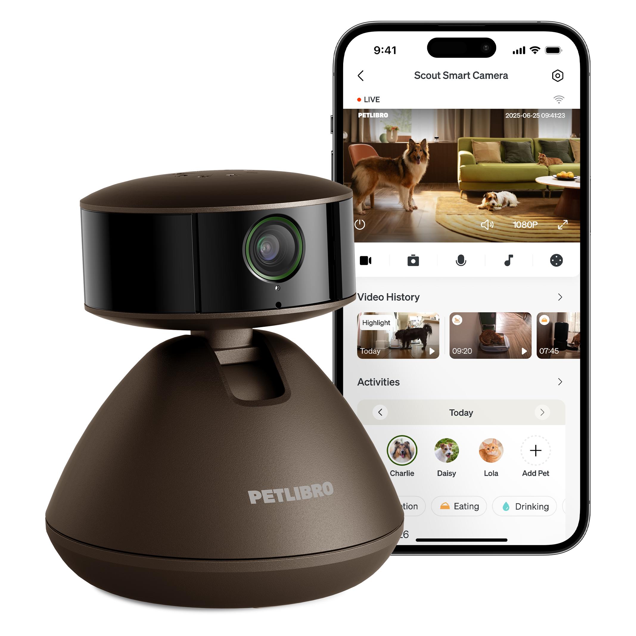Petlibro Scout Smart Camera (1920 x 1080 Pixels) (PL-PCO001-91C)