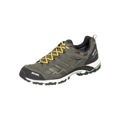 Wanderschuh MEINDL "Meindl Caribe GORE-TEX", Herren, Gr. 42, Synthetik, Normalschaft, grün, Veloursleder, Schuhe Wanderschuh, GORE-TEX – Winddicht, wasserdicht und atmungsaktiv