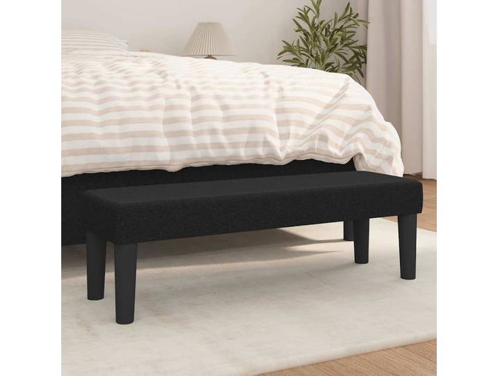 vidaXL Sitzbank Schwarz 100x30x30 cm Stoff