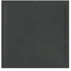 Bette quadrat Duschwanne „BetteUltra“ 1500 × 1500 mm ohne Oberflächenbeschichtung, ohne Oberflächenveredelung, ohne Wannenträger, in Schwarz