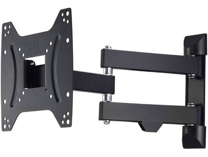 Hama Support Mural Tv Fullmotion\, 1 Ã©toile\, 200x200\, 122cm (48)\, 2bras\, Noir (118101)