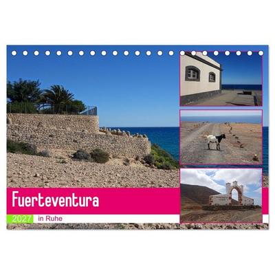 Fuerteventura in Ruhe (Tischkalender 2027 DIN A5 quer), CALVENDO Monatskalender
