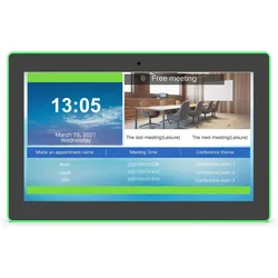 Allnet Meetingraum RGB LED Tablet 15 Zoll RK3576 Android 16 und NFC/RFID Farbe schwarz (15", Schwarz), Tablet, Schwarz