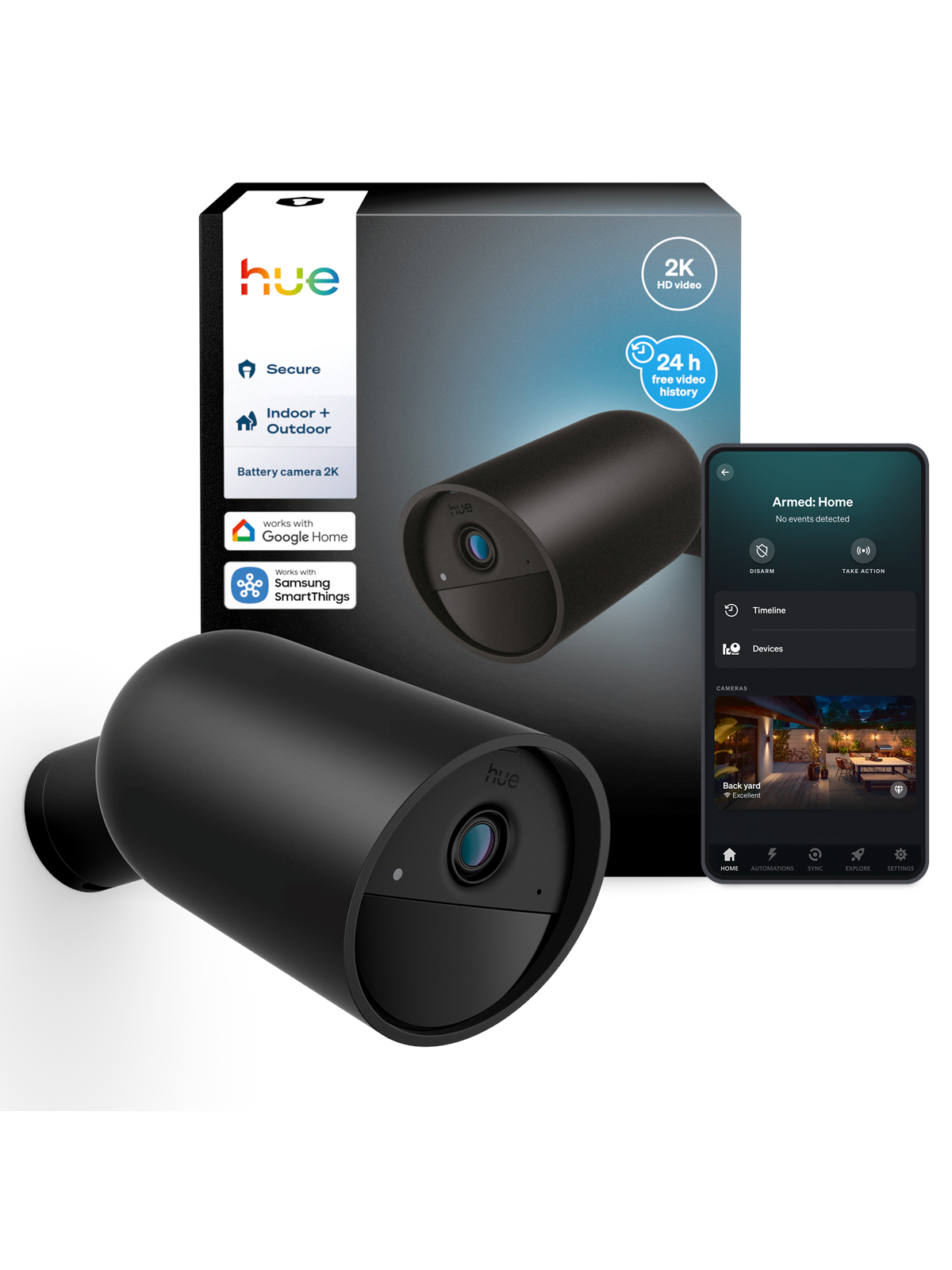 Philips Hue Secure 2K Akku-Kamera
