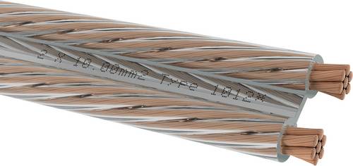 Oehlbach D1C316 Lautsprecherkabel 2 x 10mm² Transparent 8m