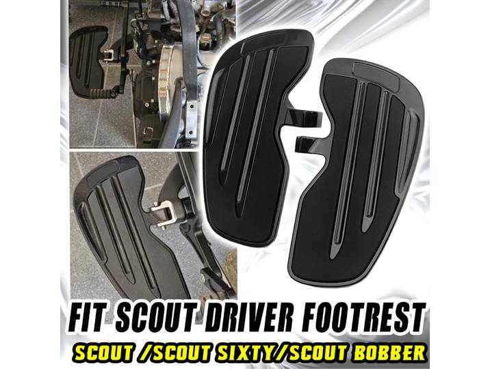 Repose-pieds avant pour conducteur, pédale large, pour Indian Scout soixante Rogue Twenty Bobber 2015 – 2023