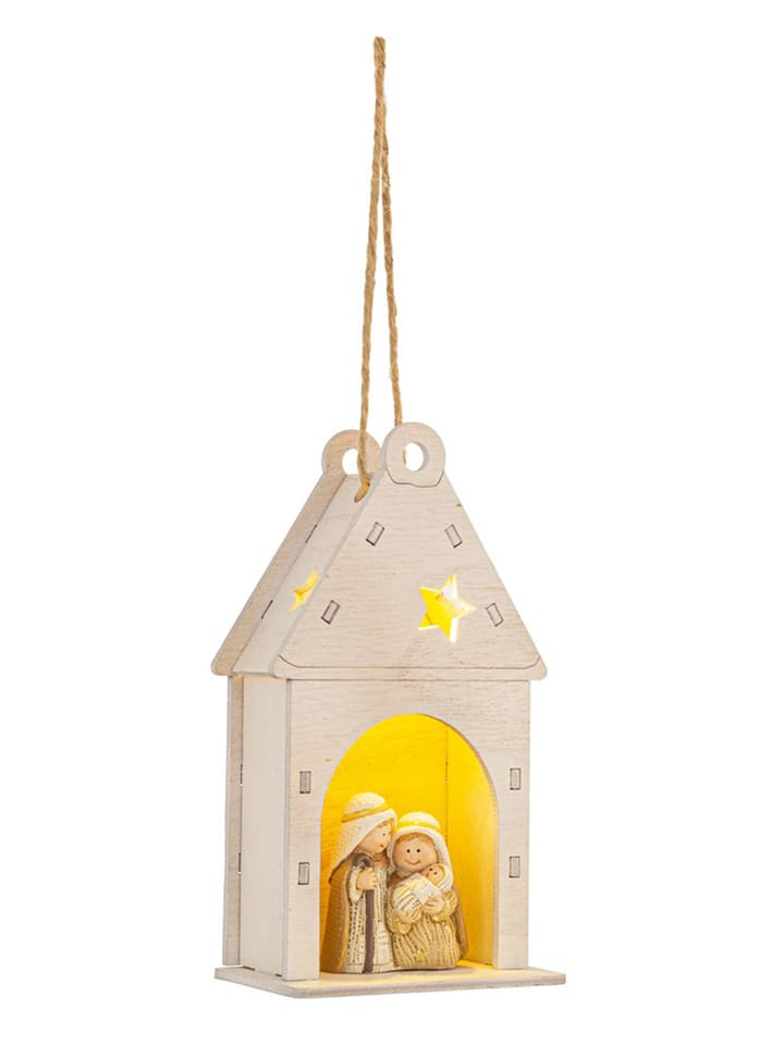 Bizzotto Christbaumornament "Jane" in Creme - (H)13,8 cm - onesize