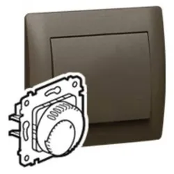 Legrand 775688 Einsatz Fußboden Raumthermostat Galea dark bronze