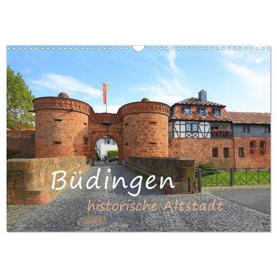 Büdingen - historische Stadt (Wandkalender 2026 DIN A3 quer), CALVENDO Monatskalender