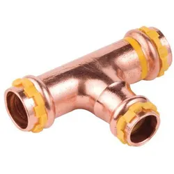 Logafix Kupfer Gas T-Stück reduziert i/i/i 35x22x35 V-Kontur