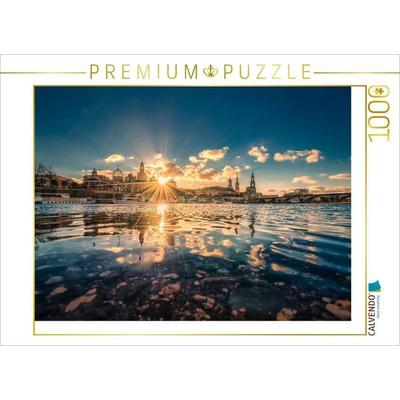 CALVENDO Puzzle Ein Motiv aus dem Kalender Barockperle Dresden | 1000 Teile Lege-Größe 64x48cm Foto-Puzzle für glückliche Stunden