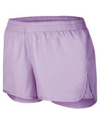 Augusta Sportswear AG2430 Women's Wayfarer Shorts in Light Lavender size Large   Polyester 2430