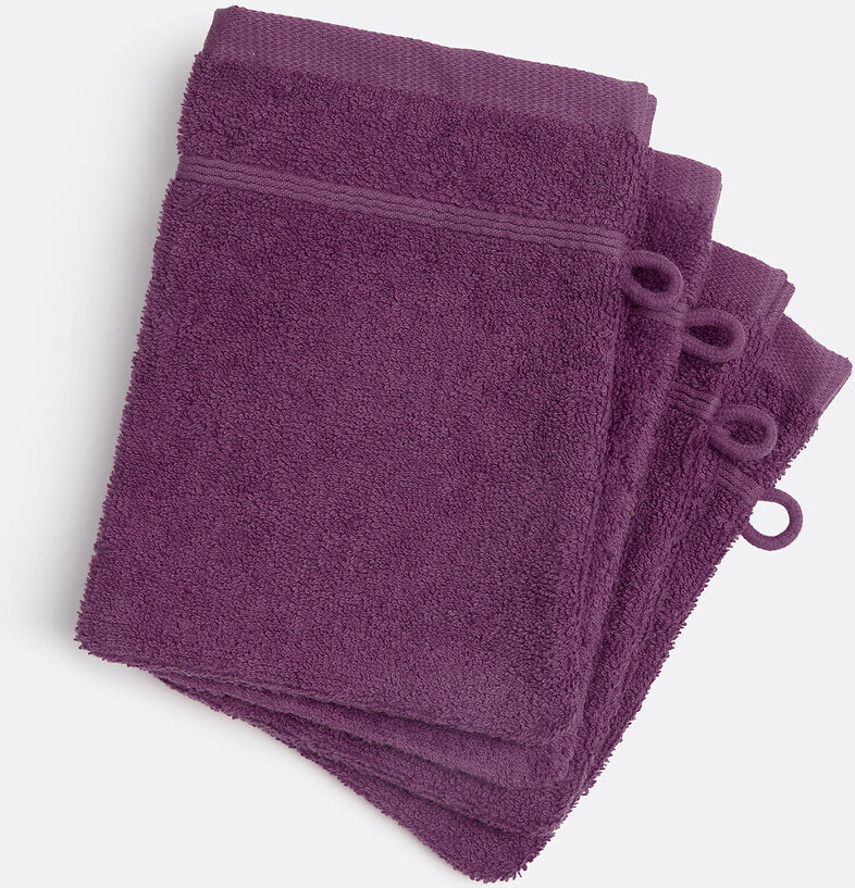 LA REDOUTE INTERIEURS Lot 4 gants de toilette éponge bouclette, Zavara