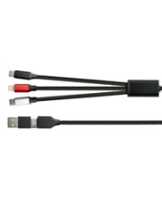 Good Connections 1.20m USB 6-in-1 Ladekabel USB-A und USB-C an Micro B Digital/Daten 1.2 m 1,2 m Typ C (PY-USB001S)