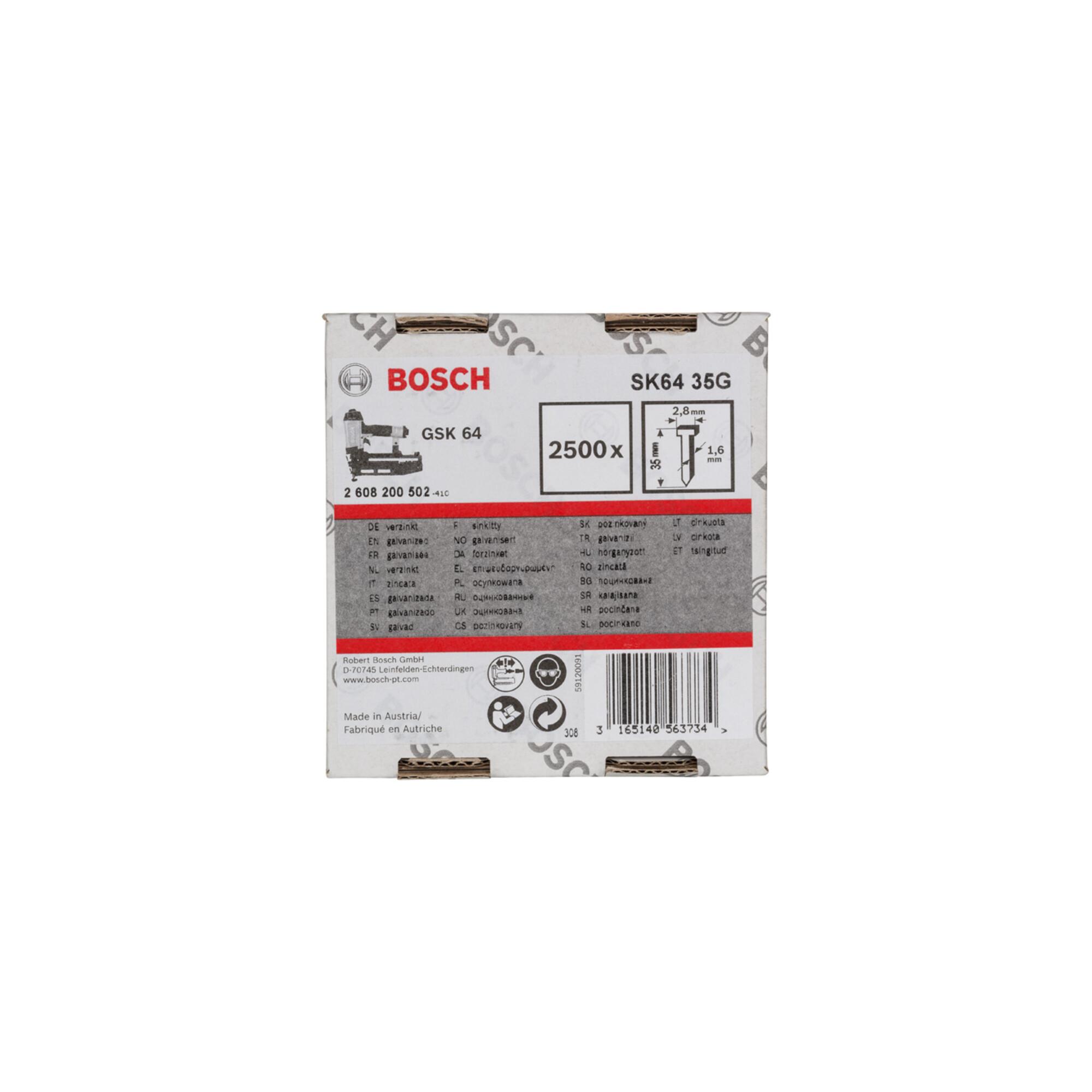 BOSCH Senkkopf-Stift SK64 35G 1,6 mm 35 mm verzinkt (2608200502)