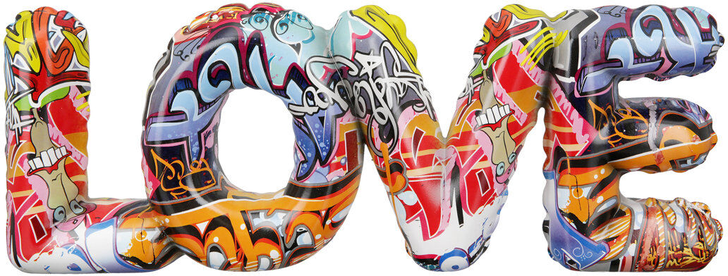 Ivy Bronx Baja Text & Numbers Letter Block Multi Color 15cm H X 38.5cm W X 5cm D