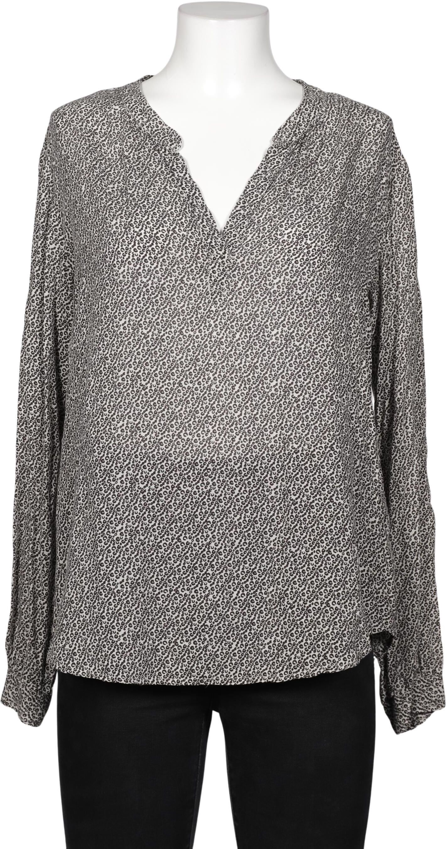 Velvet by Graham & Spencer Damen Bluse, Grau, Gr. L, Viskose - Second Hand