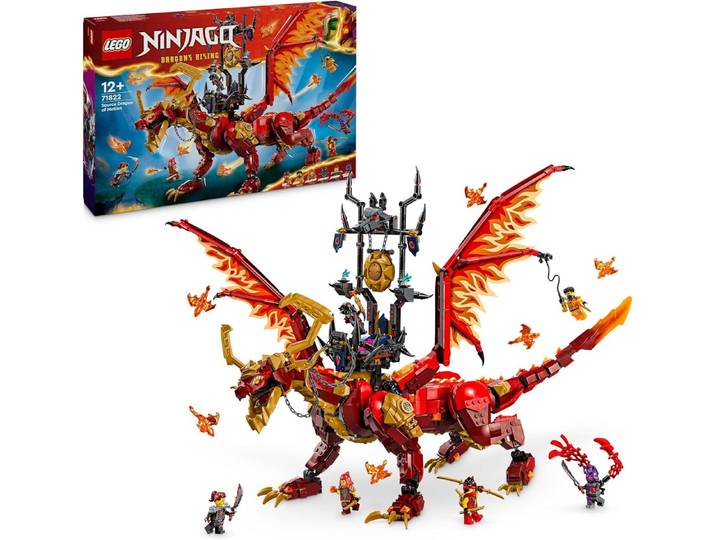 LEGO® Ninjago - Quelldrache der Bewegung (71822) Konstruktions-Spielset, (Source Dragon of Motion, 1716 St), Inkl. 6 Minifiguren