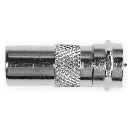 Ekon Type F adapter with a coaxial 9.5mm jack (Antennenkabel) (ECSATADATMM)