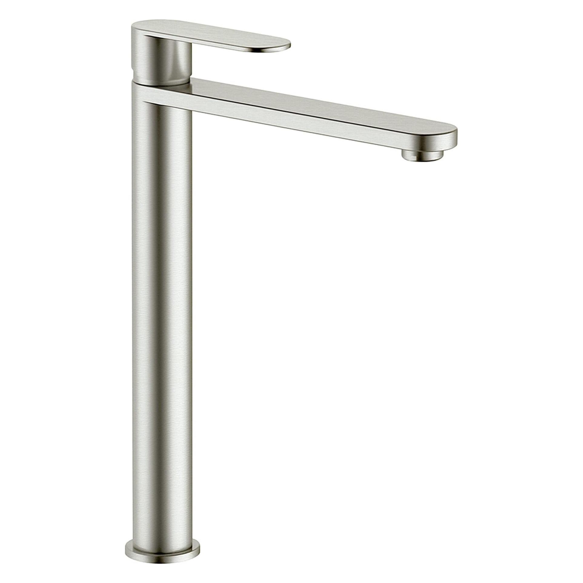 Domoletti Rio basin mixer, matte nickel finish. (DRI130.5IN)