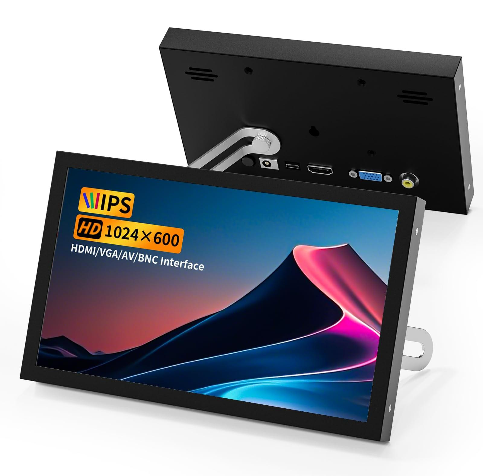 Selius 7 Inch Mini-Monitor met HDMI, VGA en AV BNC aansluiting